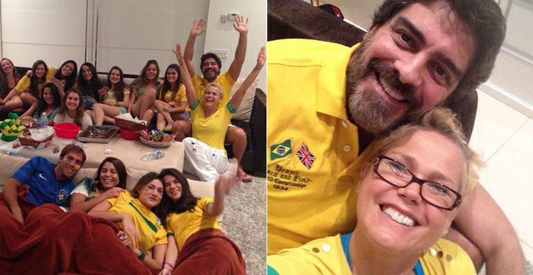 Xuxa mostra como foi a sua torcida pela seleção