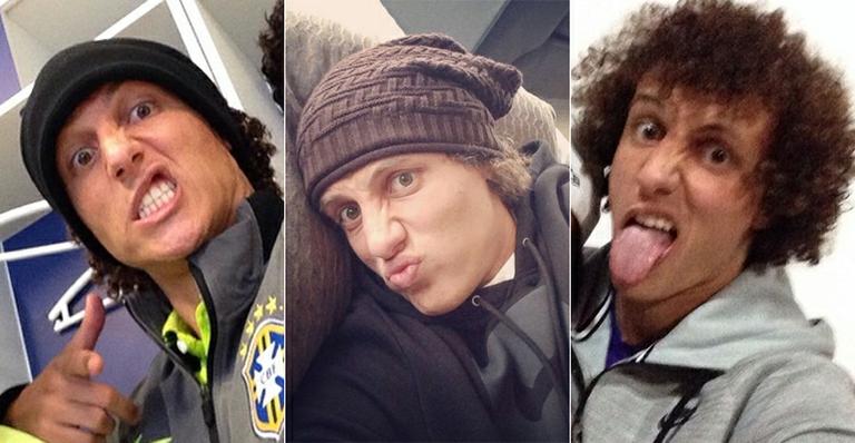 David Luiz: o campeão das caretas no Instagram