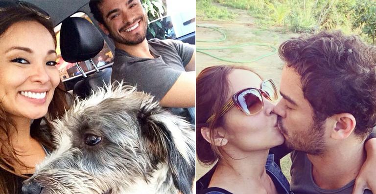 Sidney Sampaio e Carol Nakamura adotam mais um cachorro
