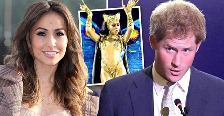 Sabrina Sato convida o príncipe Harry para o carnaval e vira destaque em jornal inglês