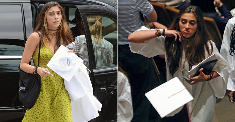 De tênis, Lourdes Maria, filha de Madonna, se forma no ensino médio