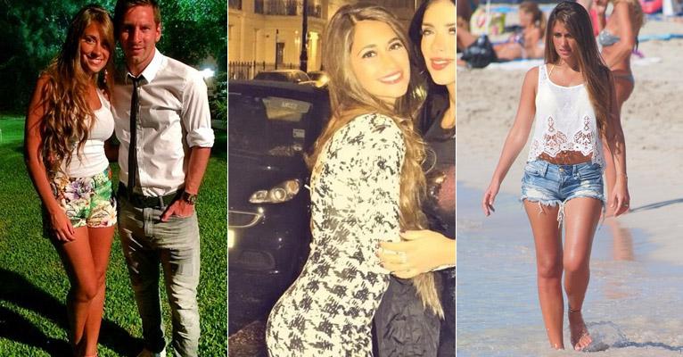 Antonella Rocuzzo, eleita de Messi, mantém corpo perfeito com zumba