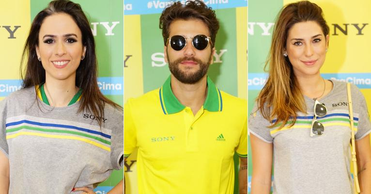 Famosos assistem ao jogo do Brasil contra o Chile em Belo Horizonte