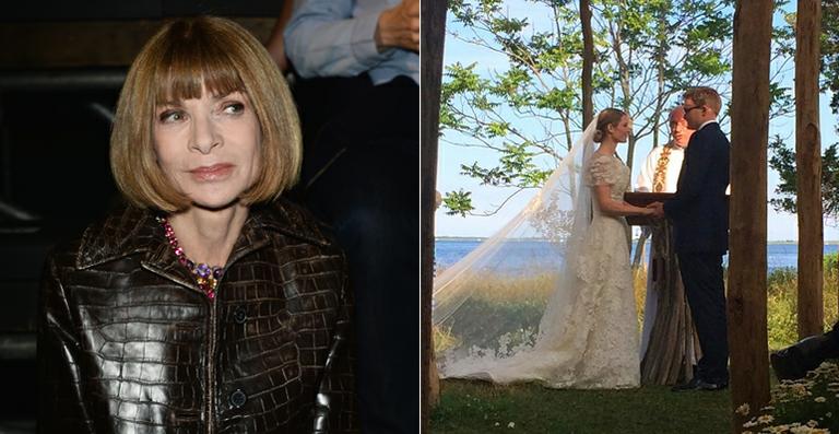 Anna Wintour casa o filho com cerimônia romântica em Long Island