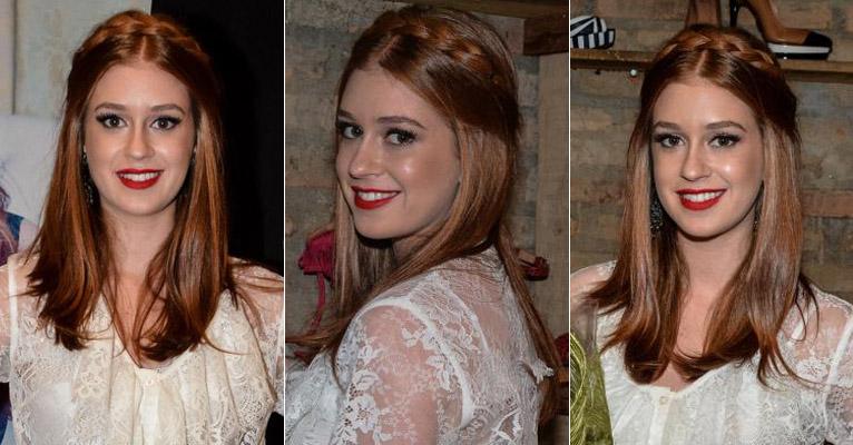 Aprenda o passo a passo para fazer a trança lateral de Marina Ruy Barbosa