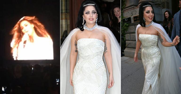 Beyoncé e Lady Gaga se vestem de noiva durante shows. Veja os looks