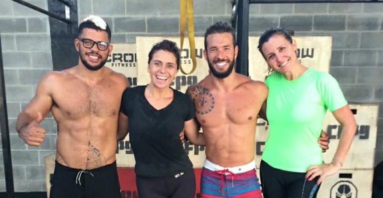 Giovanna Antonelli pratica crossfit antes do jogo da Copa
