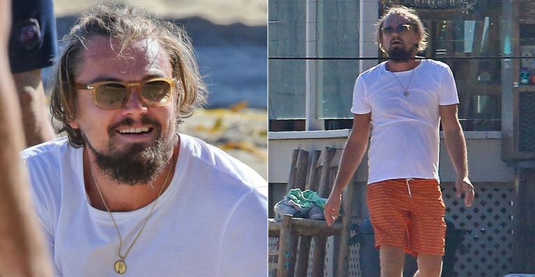 Reconhece? Leonardo DiCaprio surge barbudo e é comparado a Jack Nicholson