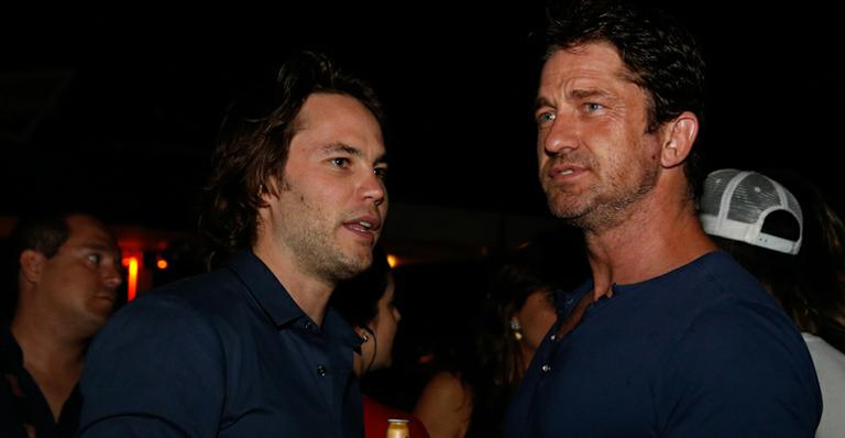 Taylor Kitsch e Gerard Butler curtem festa no Rio de Janeiro