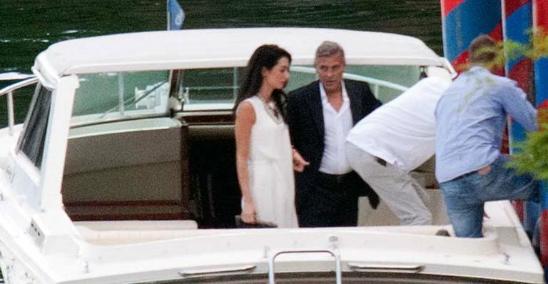 George Clooney e Amal Alamuddin no provável cenário do casamento: Itália