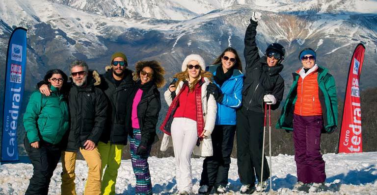 Famosos abrem a temporada Caras/Neve em Bariloche