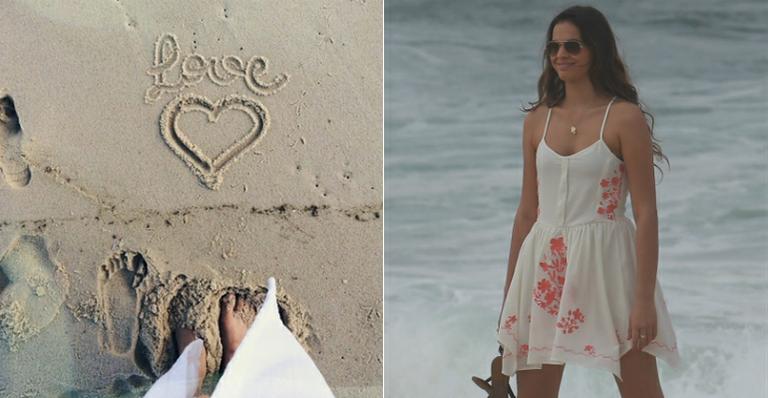 Após gravar na praia, Bruna Marquezine publica foto romântica
