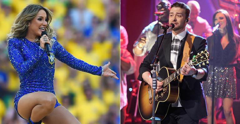 Após parceria com Jennifer Lopez e Pitbull, Claudia Leitte quer música com Justin Timberlake