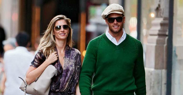 Apesar da agitação, Gisele Bündchen e o marido vivem em clima de romantismo