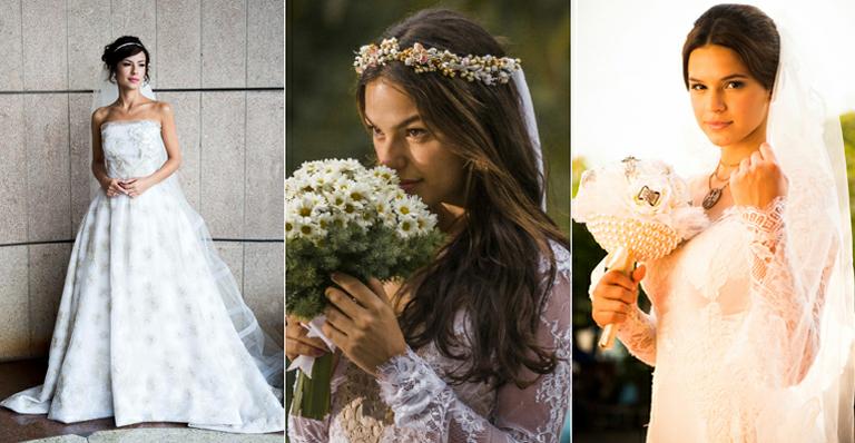 50 vestidos de noiva: veja o modelo de Maria Clara, de Império, e de outras personagens
