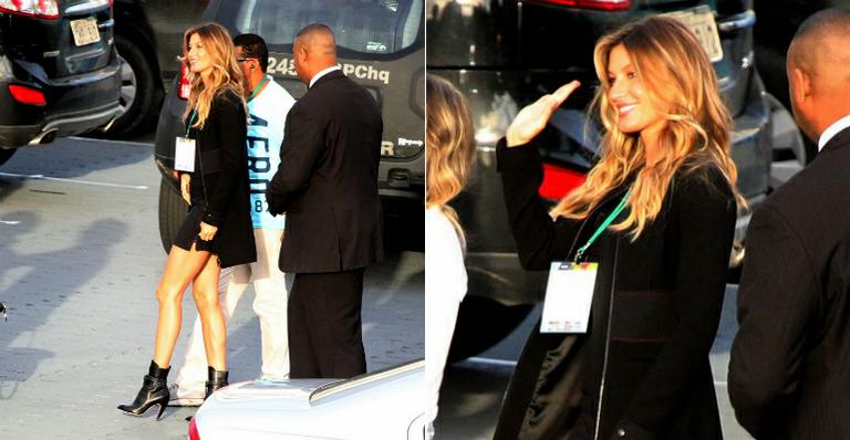 Gisele Bündchen ensaia para o encerramento da Copa no Maracanã