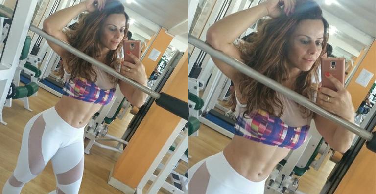 Prestes a estrear em Império, Viviane Araújo capricha na malhação