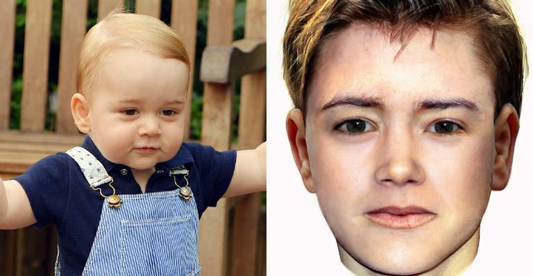 Especialistas simulam como será o rosto do príncipe George aos 18 anos