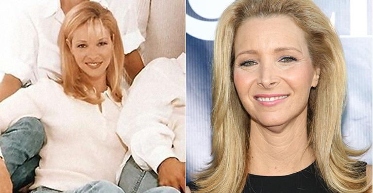 Lisa Kudrow, a Phoebe de Friends, exibe rugas no rosto e pescoço