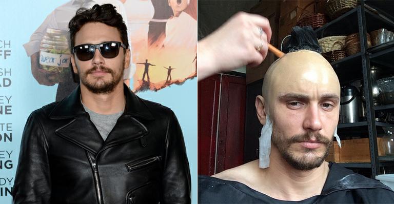 James Franco aparece careca em foto: ‘Ficando bizarro’