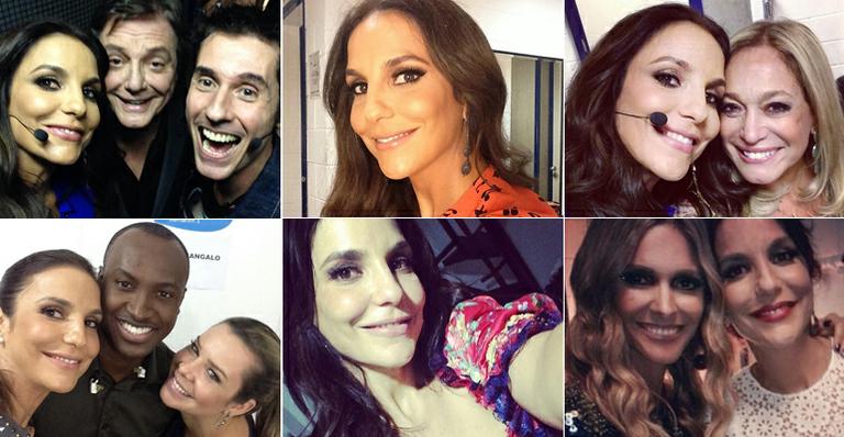 Fã do Instagram, Ivete Sangalo posa sempre bem acompanhada. Veja 10 selfies