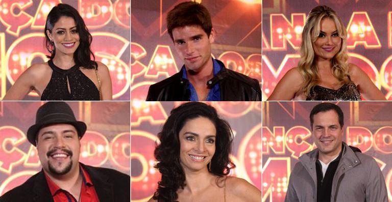 Famosos gravam a vinheta do Dança dos Famosos 2014