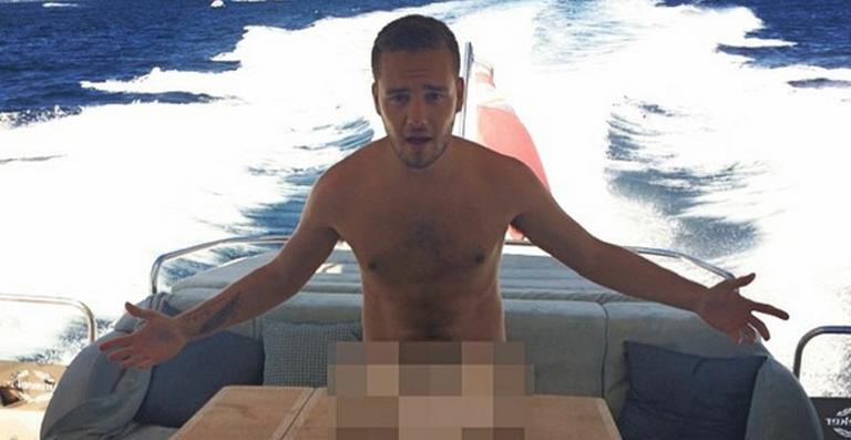 Liam Payne, do One Direction, publica foto ‘nu’ em alto mar
