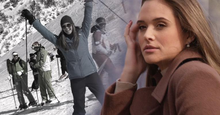 Juliana Paiva na neve: “Sou movida a desafios”