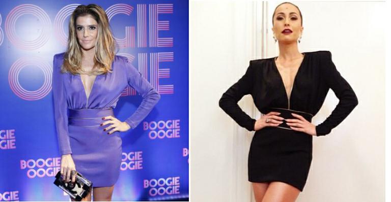 Sabrina Sato e Deborah Secco usam o mesmo vestido na “mesma” noite