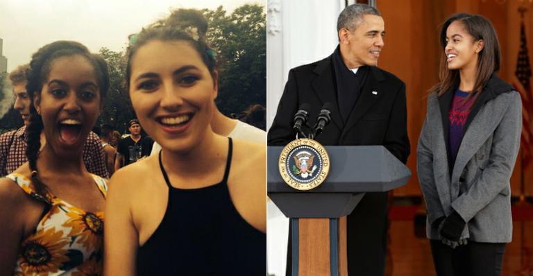 Com amigos e agentes do Serviço Secreto, filha de Barack Obama vai ao Lollapalooza