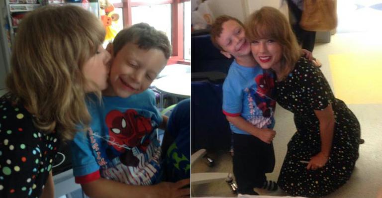 Em hospital, Taylor Swift canta para menino com câncer de 6 anos