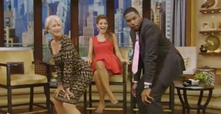 Aos 69 anos, Helen Mirren dança ‘twerk’ em programa