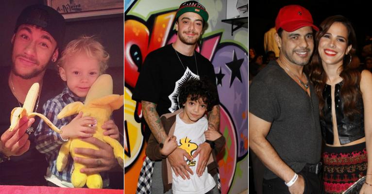 Dia dos Pais! Veja os famosos, como Neymar, que tiveram filhos muito jovens