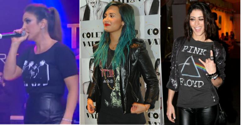 Aprenda a usar camiseta de banda com Ivete Sangalo e mais fashionistas