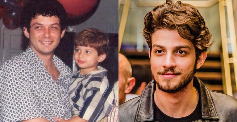 Chay Suede publica foto da infância em homenagem ao pai: ‘Te amo loucamente’