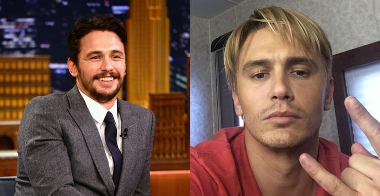 Novo visual: James Franco fica loiro ‘estilo anos 90’
