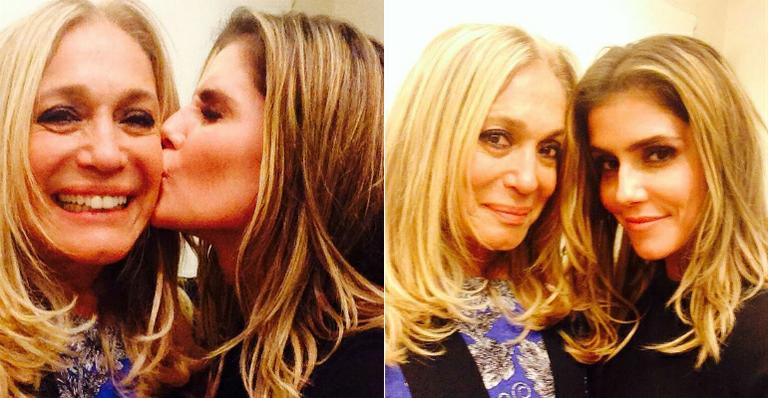 Susana Vieira e Deborah Secco comemoram parceria em novo filme