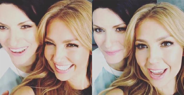 Laura Pausini e Thalía gravam clipe de ‘Sino a Ti’