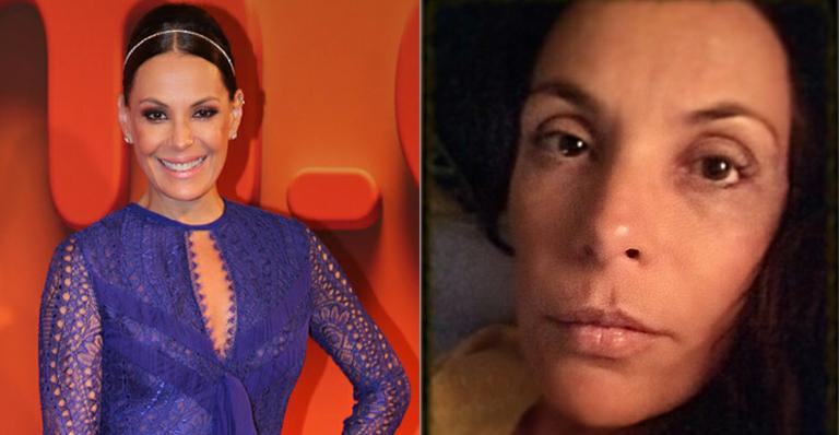 Carolina Ferraz publica foto sem maquiagem e brinca: ‘Vai começar a transformação’