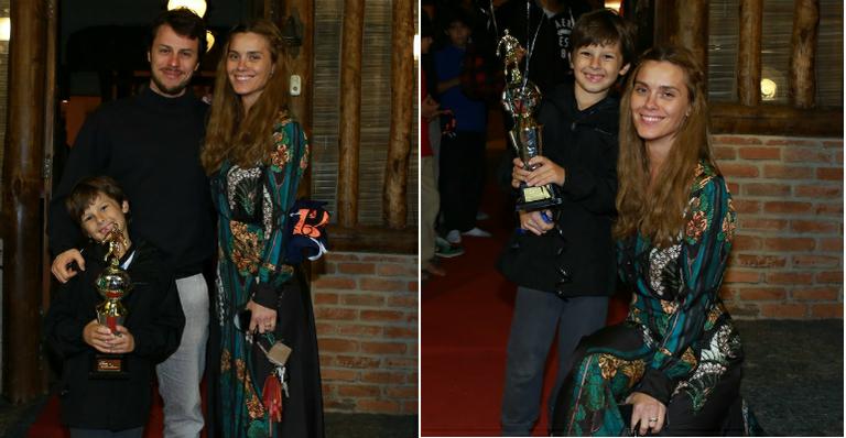 Carolina Dieckmann fez festa de aniversário para José, que completa sete anos