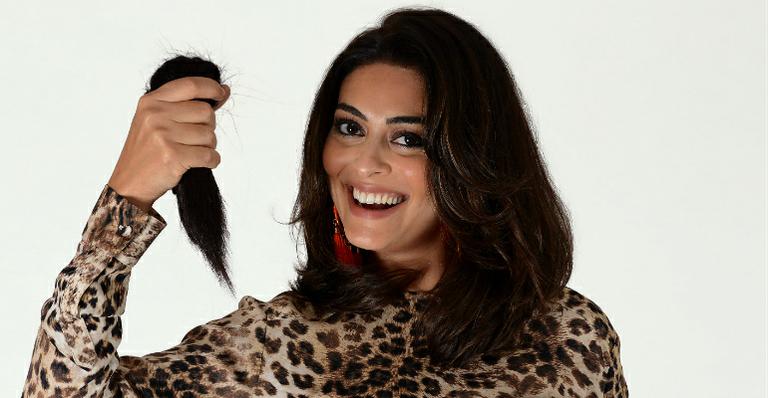 Juliana Paes doa o cabelo para ONG que faz peruca para mulheres com câncer