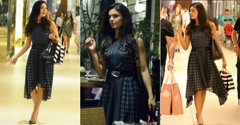 Ísis Valverde investe em vestido mullet e arrasa com look elegante