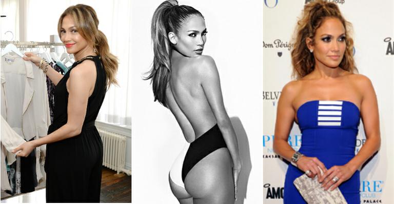 Veja como copiar três penteados de Jennifer Lopez, que é fã de rabo de cavalo