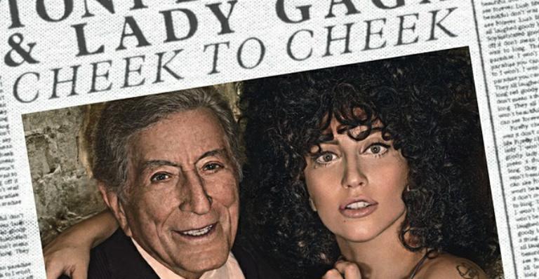Lady Gaga divulga capa de seu novo álbum com o cantor Tony Bennett