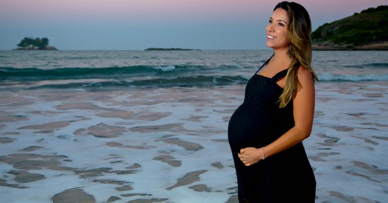 Plena, Patricia Abravanel celebra a maternidade