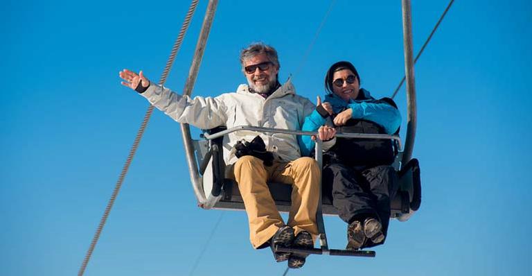 Leopoldo Pacheco comemora 33 anos de casamento na Patagônia