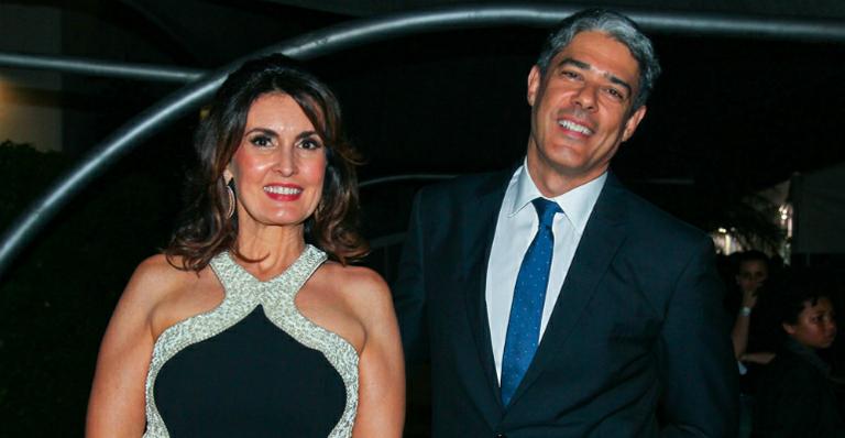 Última foto de Fátima Bernardes e William Bonner foi tirada há mais de um ano