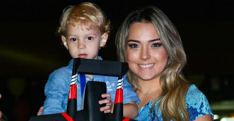 Davi Lucca, filho de Neymar, comemora três anos com festa em Santos