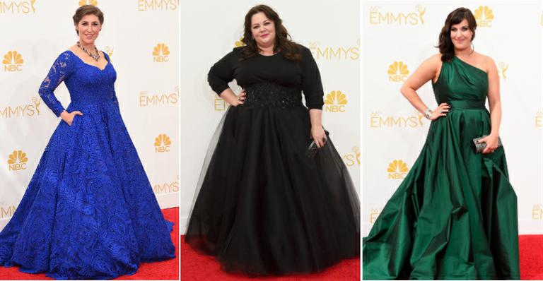 Emmy: atrizes usam vestidos que valorizam quadril e busto largos