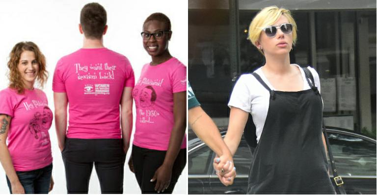 Grávida, Scarlett Johansson faz camisetas para entidade de planejamento familiar